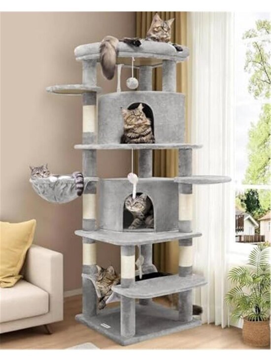Other - 66inch Cat Tree Tall Curved Series Large Cat Tower